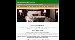 Desktop Screenshot of premierlighting.com